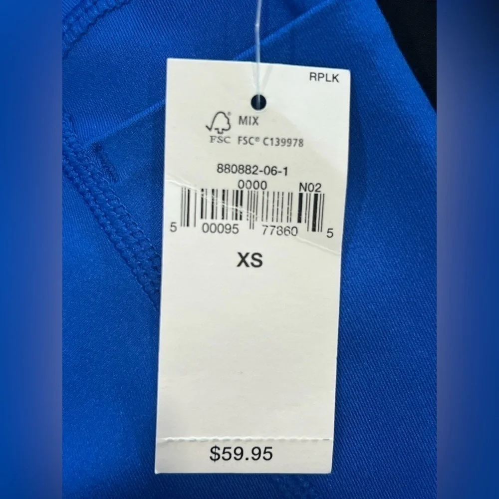 NWT Gap GapFit blue recycled power full length high compression blue leggings XS - Picture 7 of 12